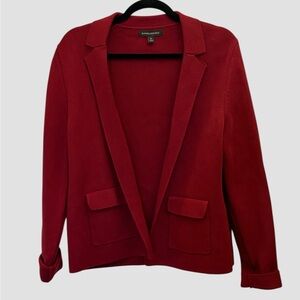 Banana Republic Dark Red Women's Sweater Blazer